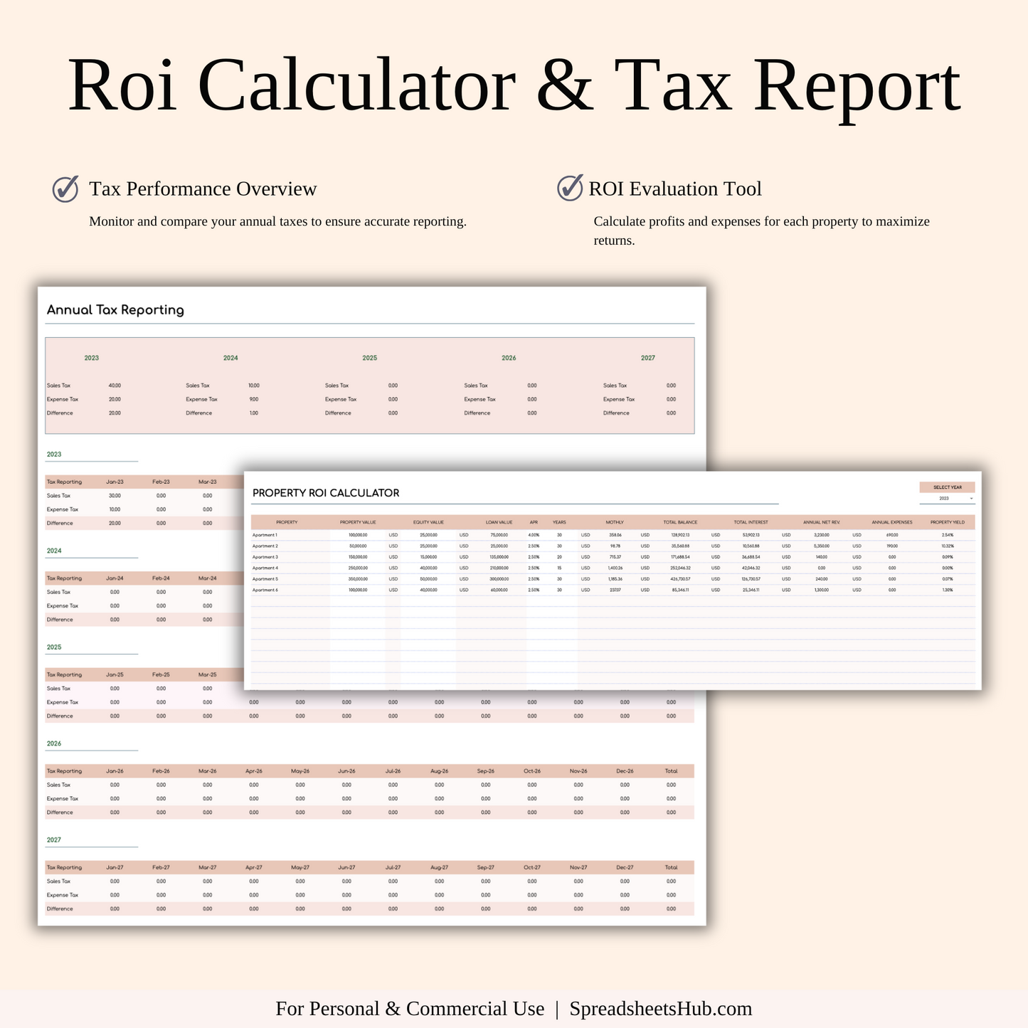 PLR - Airbnb Spreadsheet Template (Elegant Theme) Keyzai