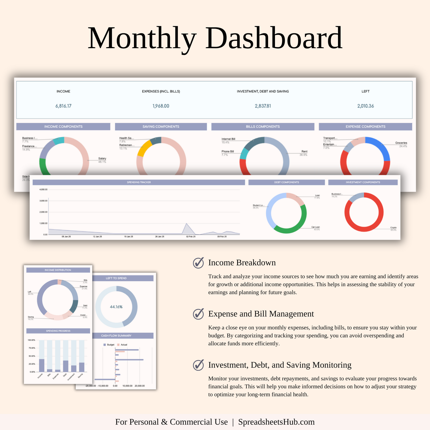 PLR - Ultimate Paycheck Budget Spreadsheet Keyzai