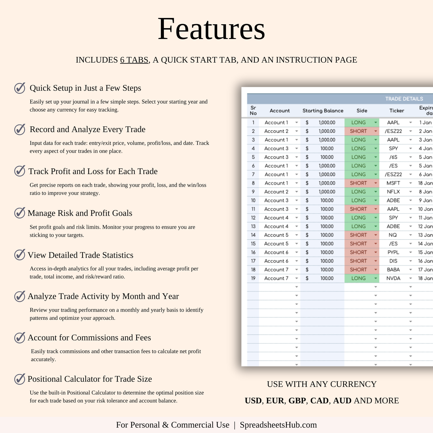 PLR - Futures Trading Journal Keyzai