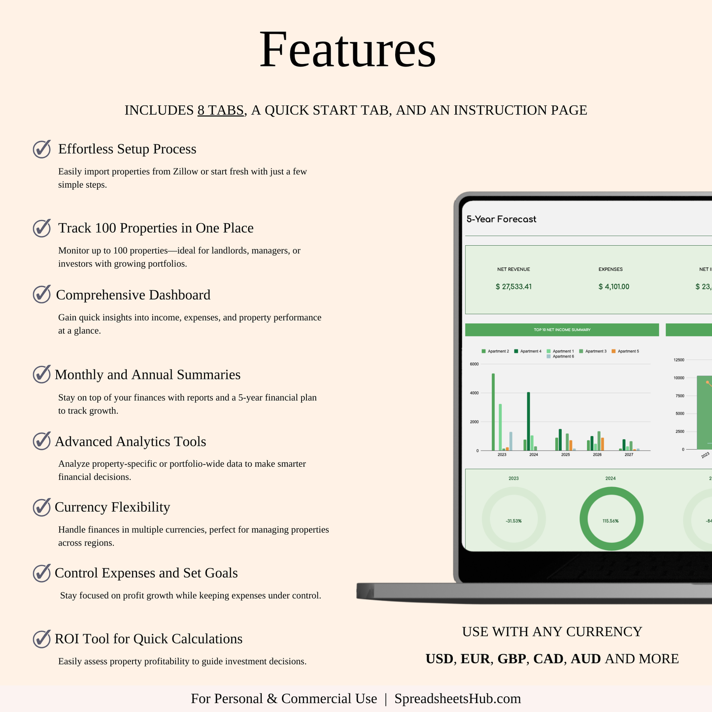 PLR - Zillow Property Management (Green Theme) Keyzai