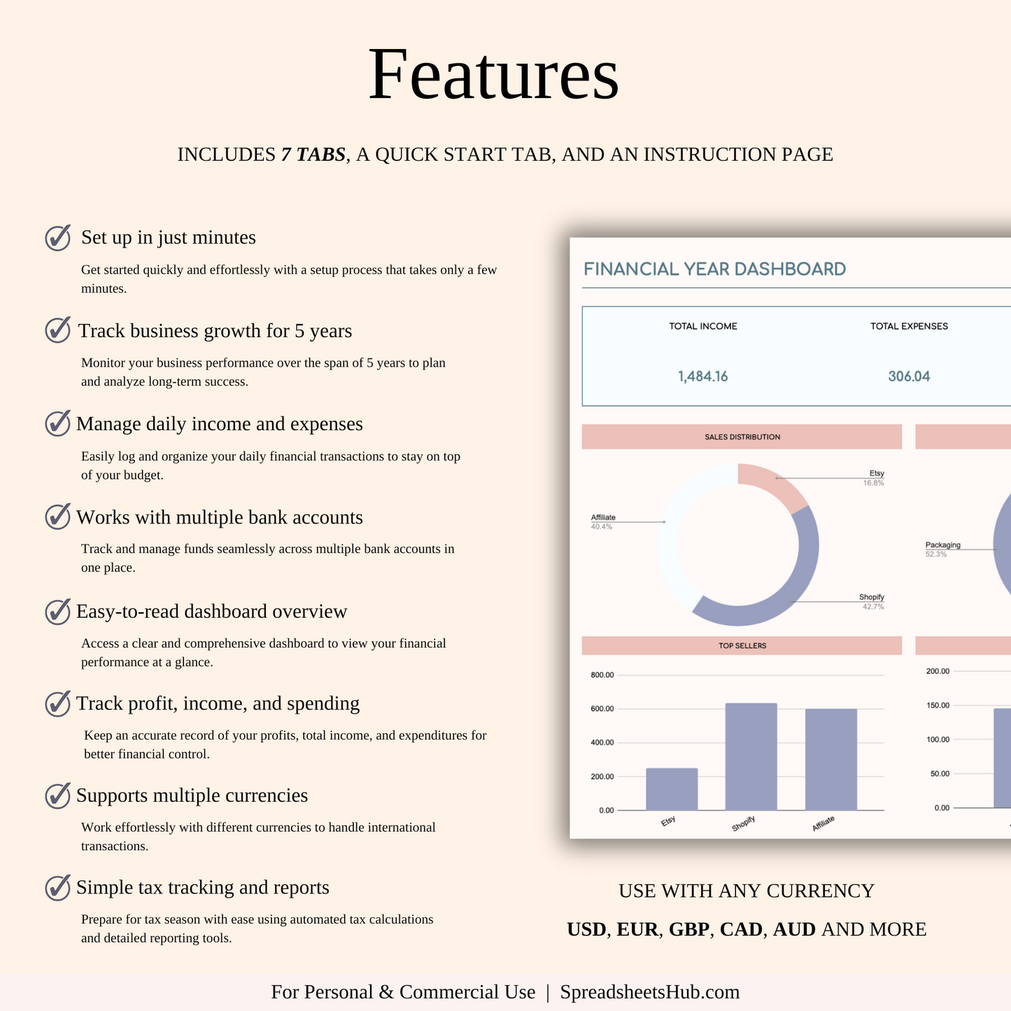 PLR - Small Business Bookkeeping Spreadsheet Keyzai