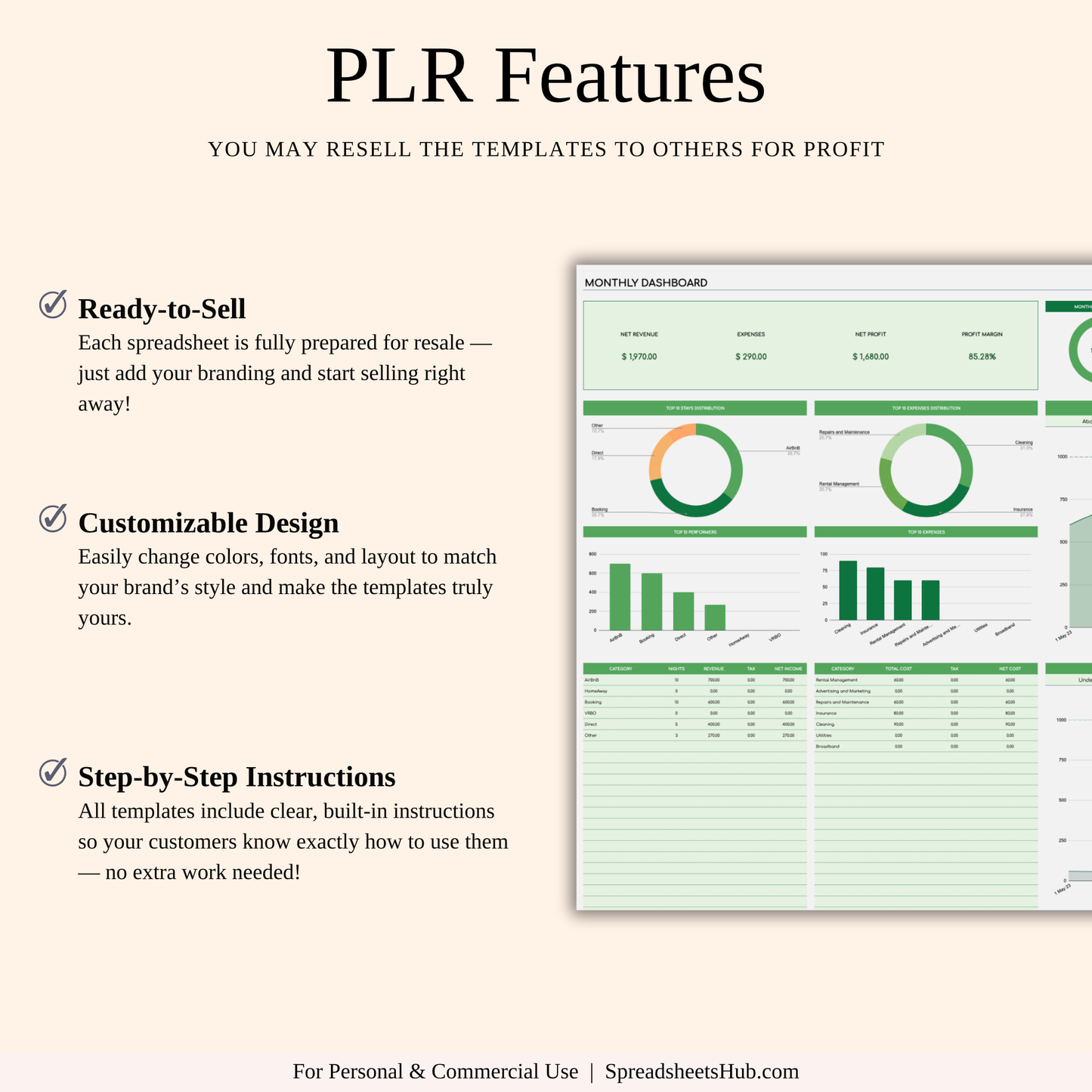PLR - Zillow Property Management (Green Theme) Keyzai
