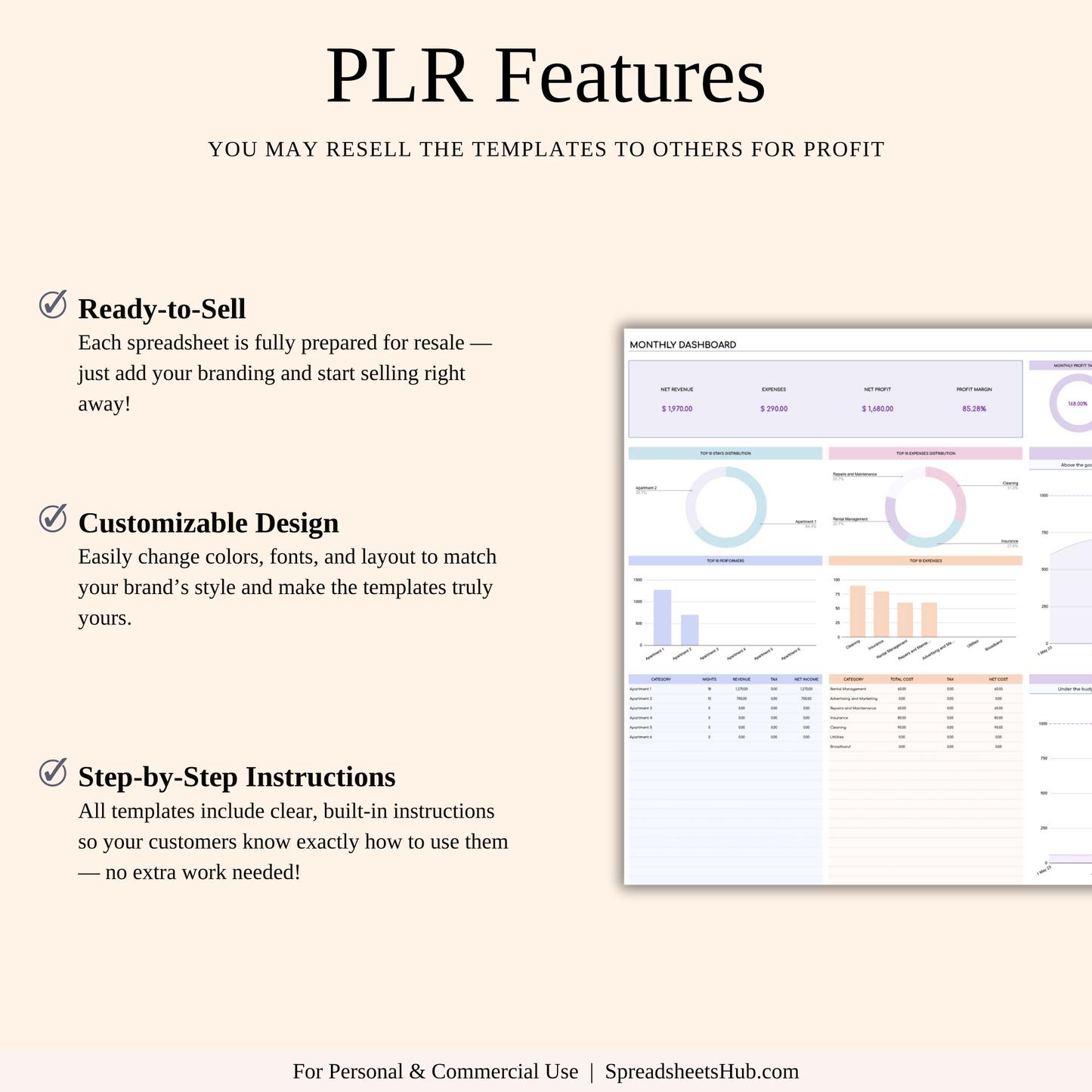 PLR - Property Management Tool for Zillow (Rainbow Theme) Keyzai