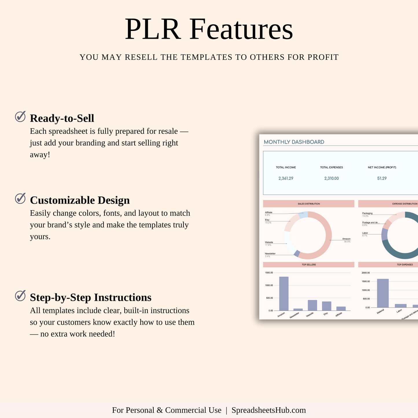PLR - Small Business Bookkeeping Spreadsheet Keyzai