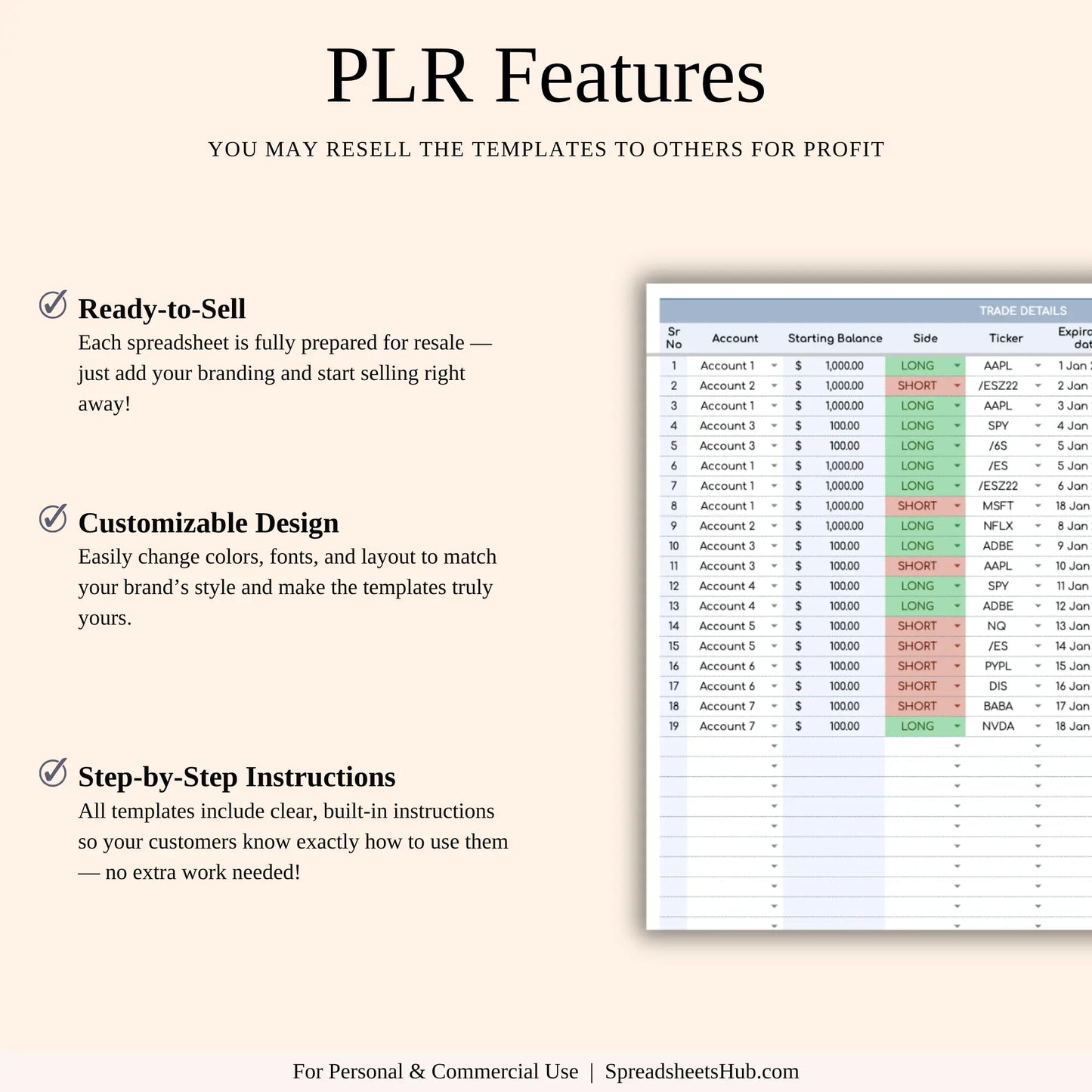 PLR - Ultimate Trading Journal Bundle Keyzai