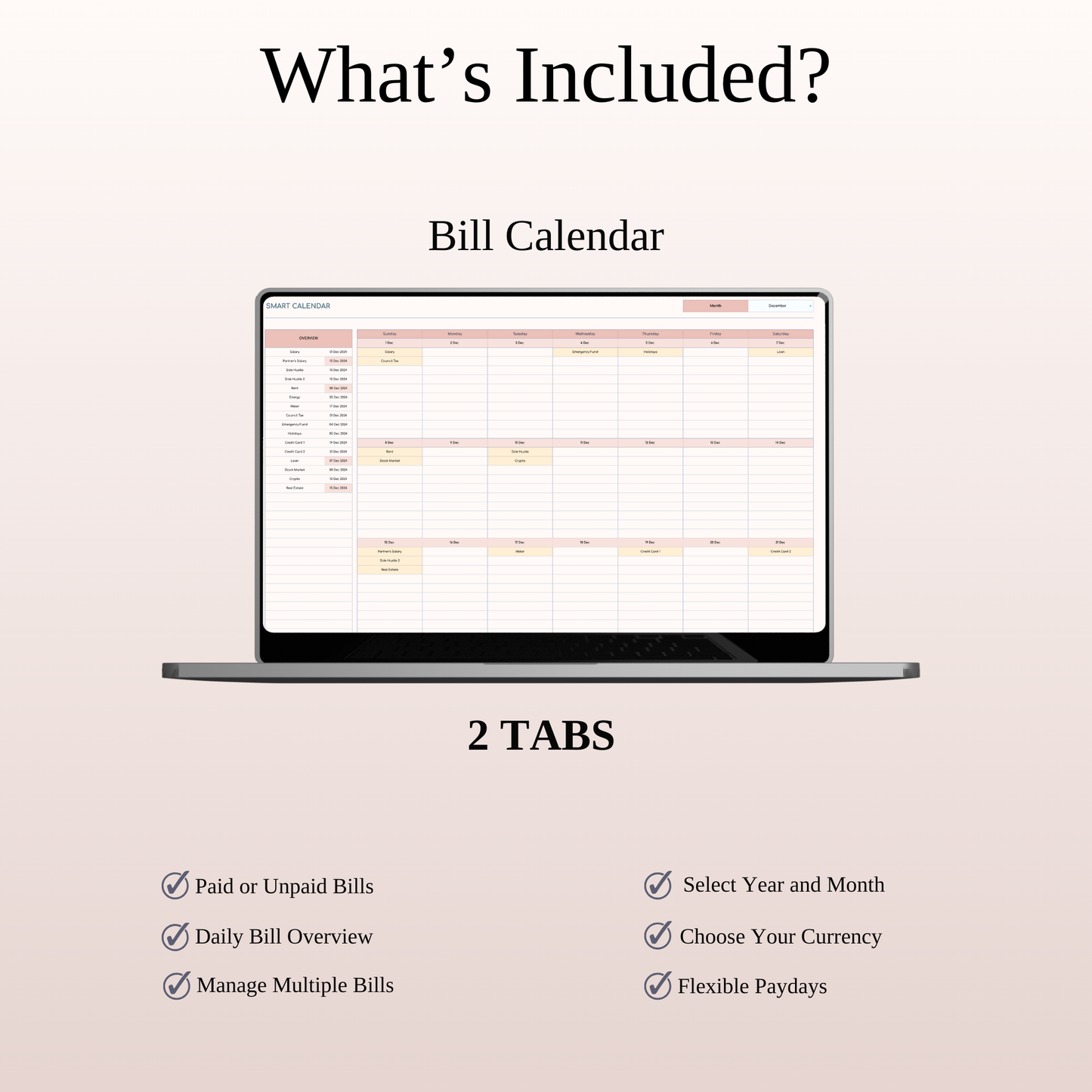 All-in-One Simple Spreadsheet Bundle Keyzai