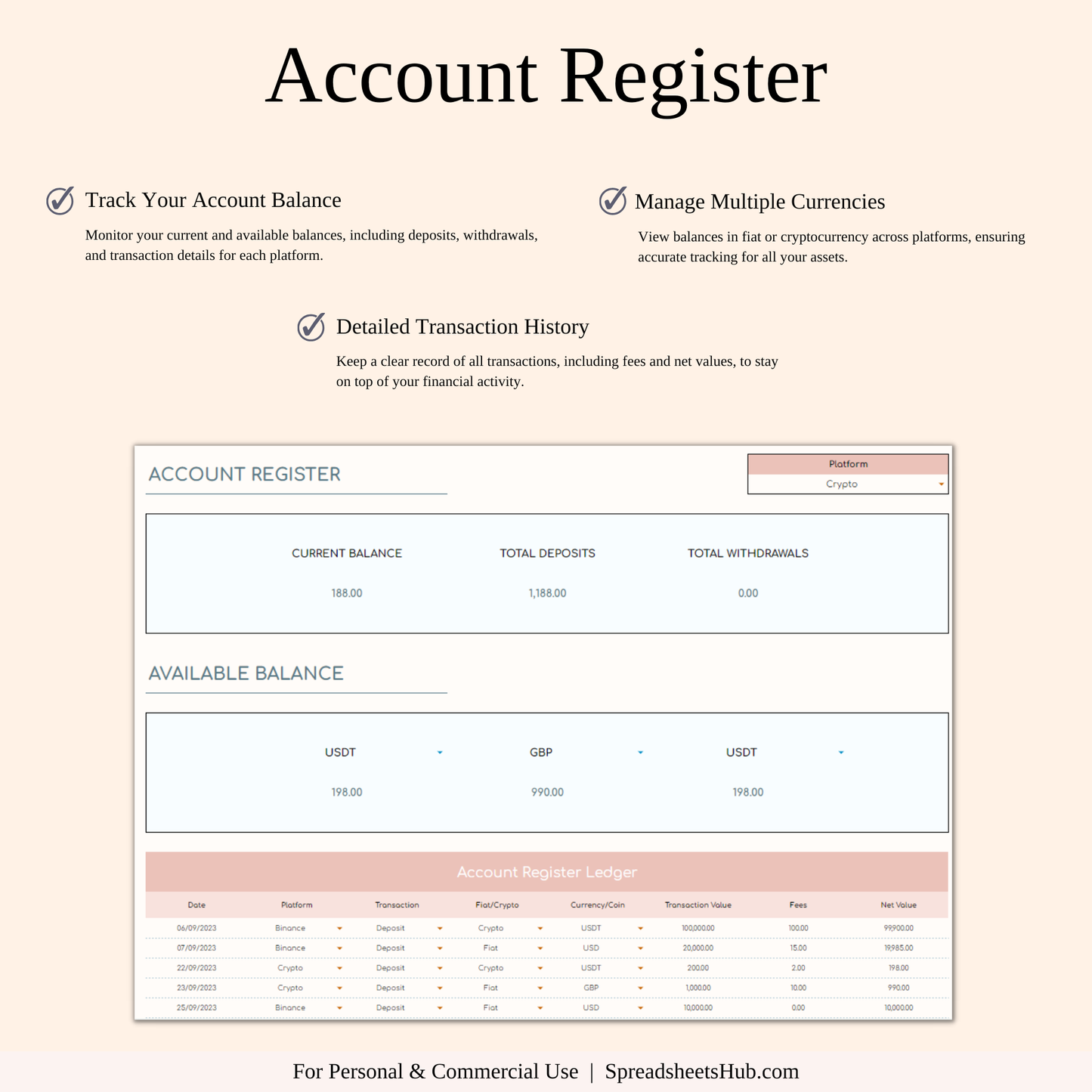 PLR - Cryptocurrency Investment Portfolio Tracker Keyzai