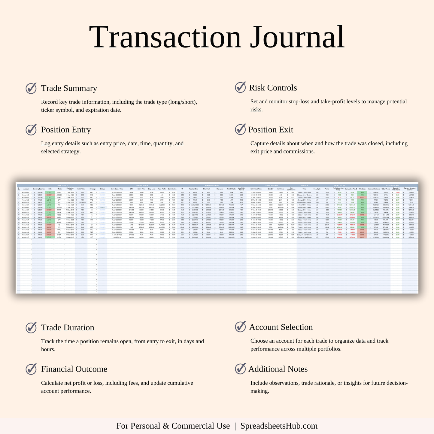 PLR - Futures Trading Journal Keyzai