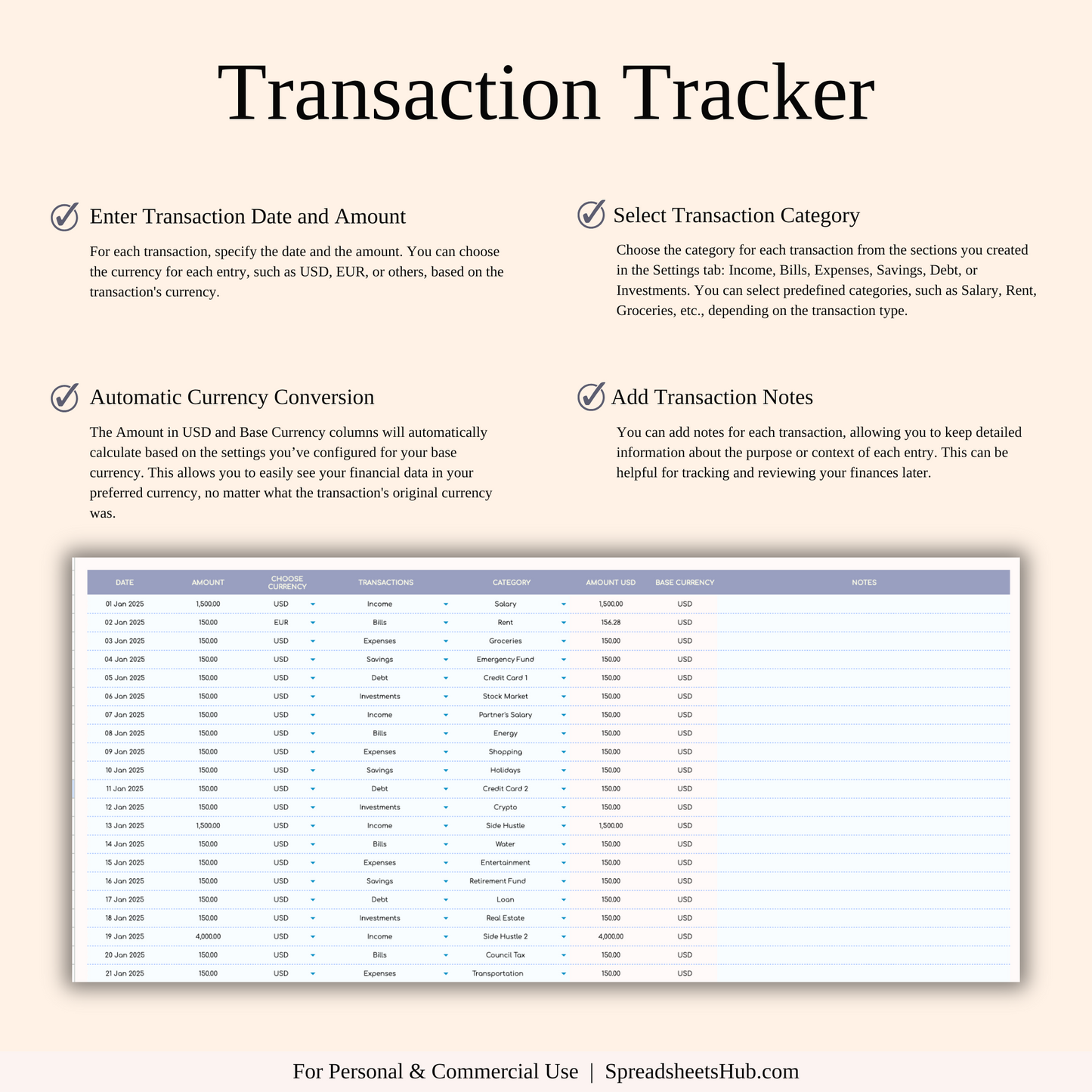 PLR - Income and Expense Tracker Keyzai