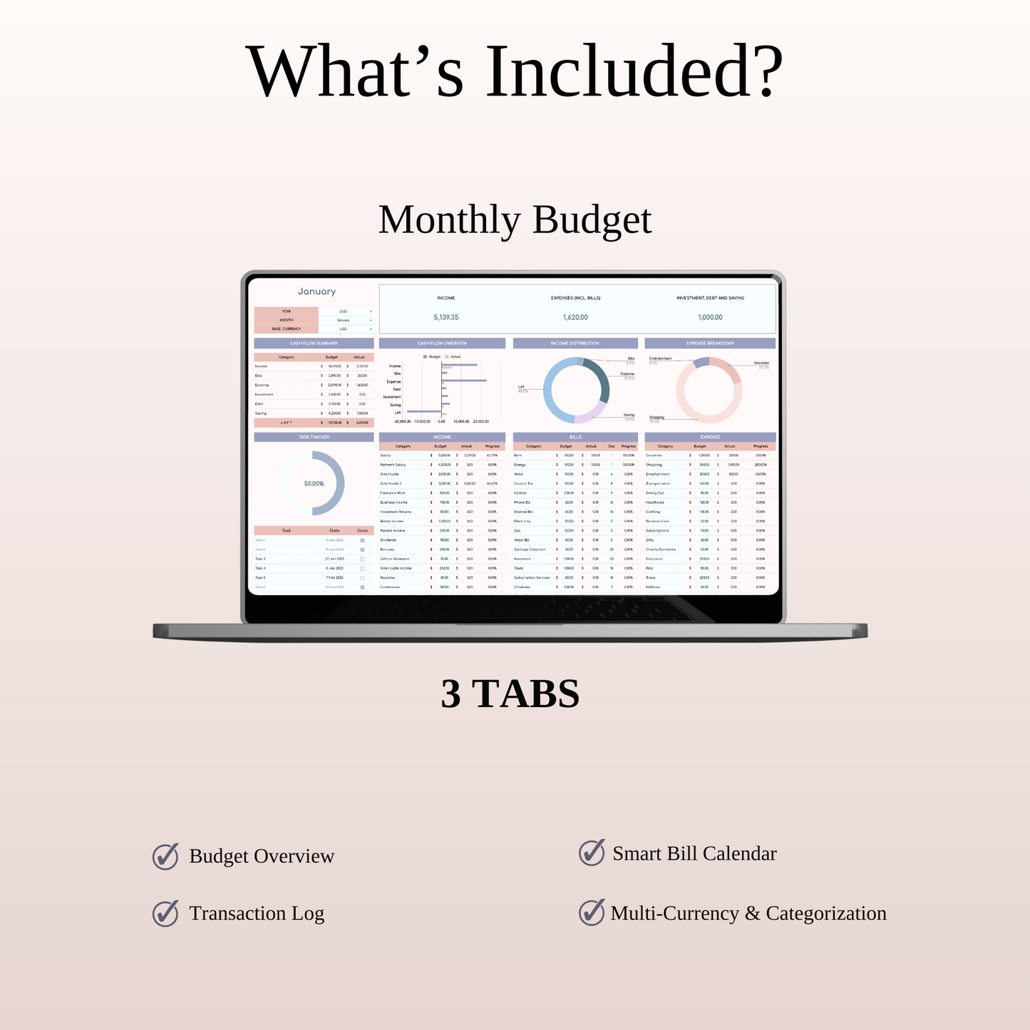 Home & Household Finance Organizers Keyzai