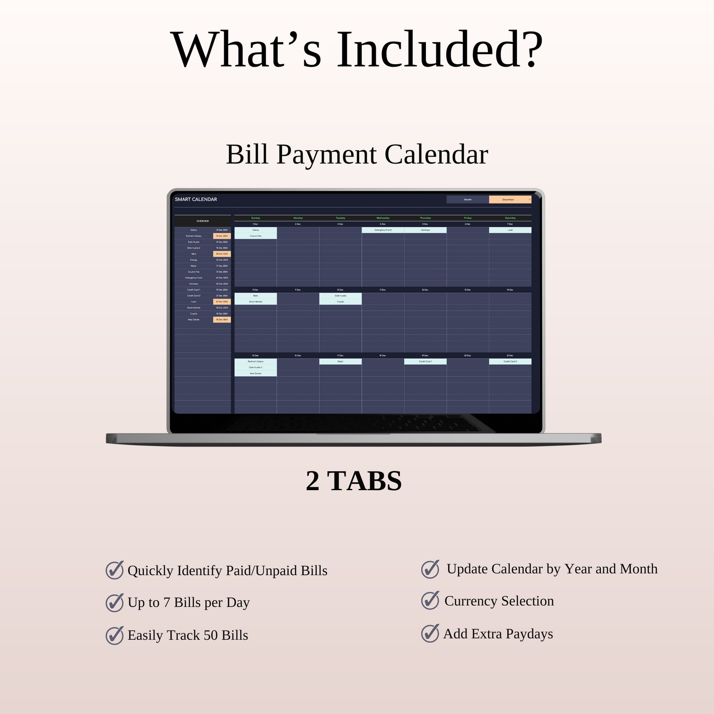Financial Tools in Dark Theme Keyzai