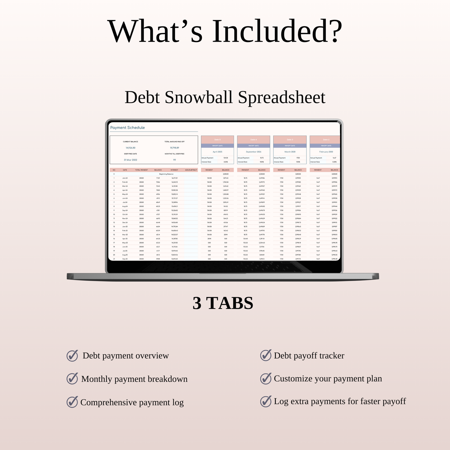 All-in-One Simple Spreadsheet Bundle Keyzai