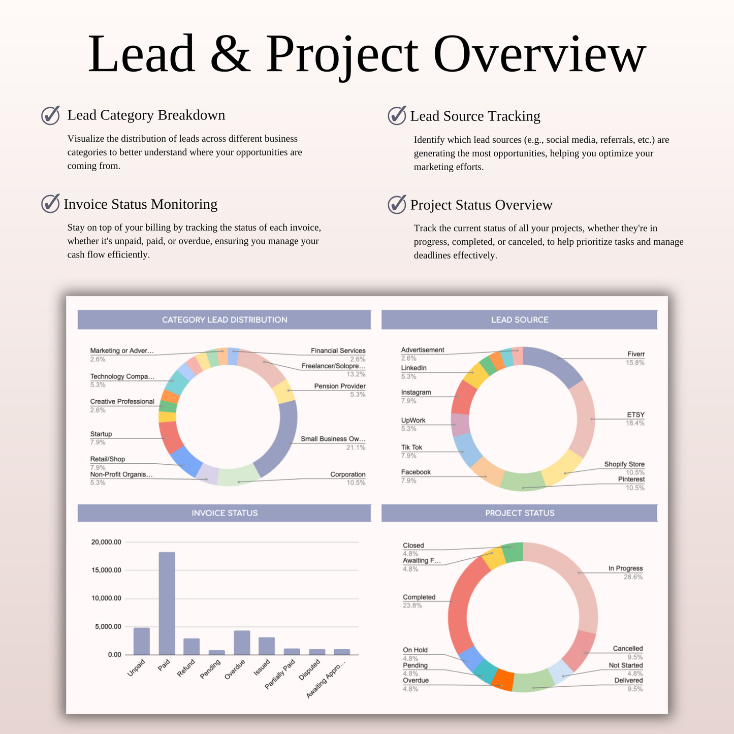 Client Tracker Spreadsheet Template in Excel and Google Sheets Keyzai