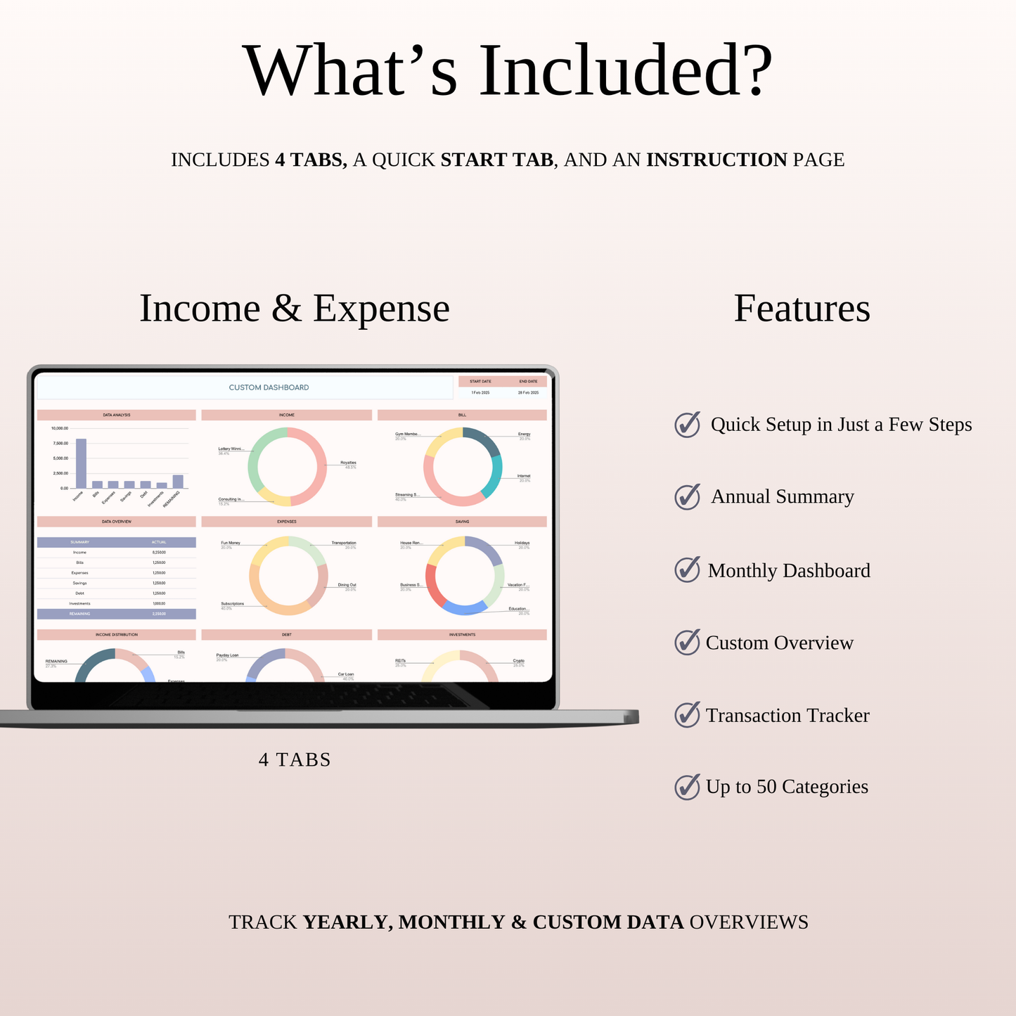 Minimalist Budgeting Pack Keyzai