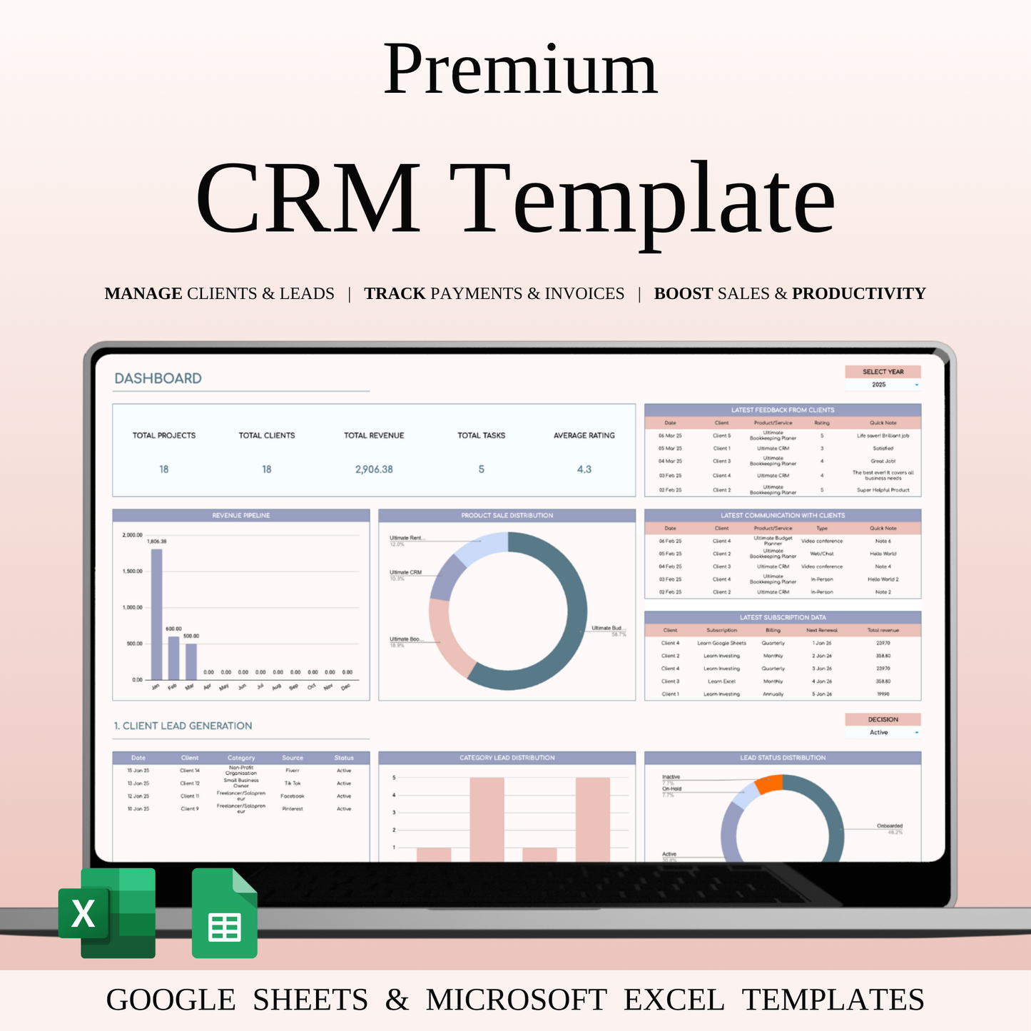 Client Tracker + CRM Keyzai