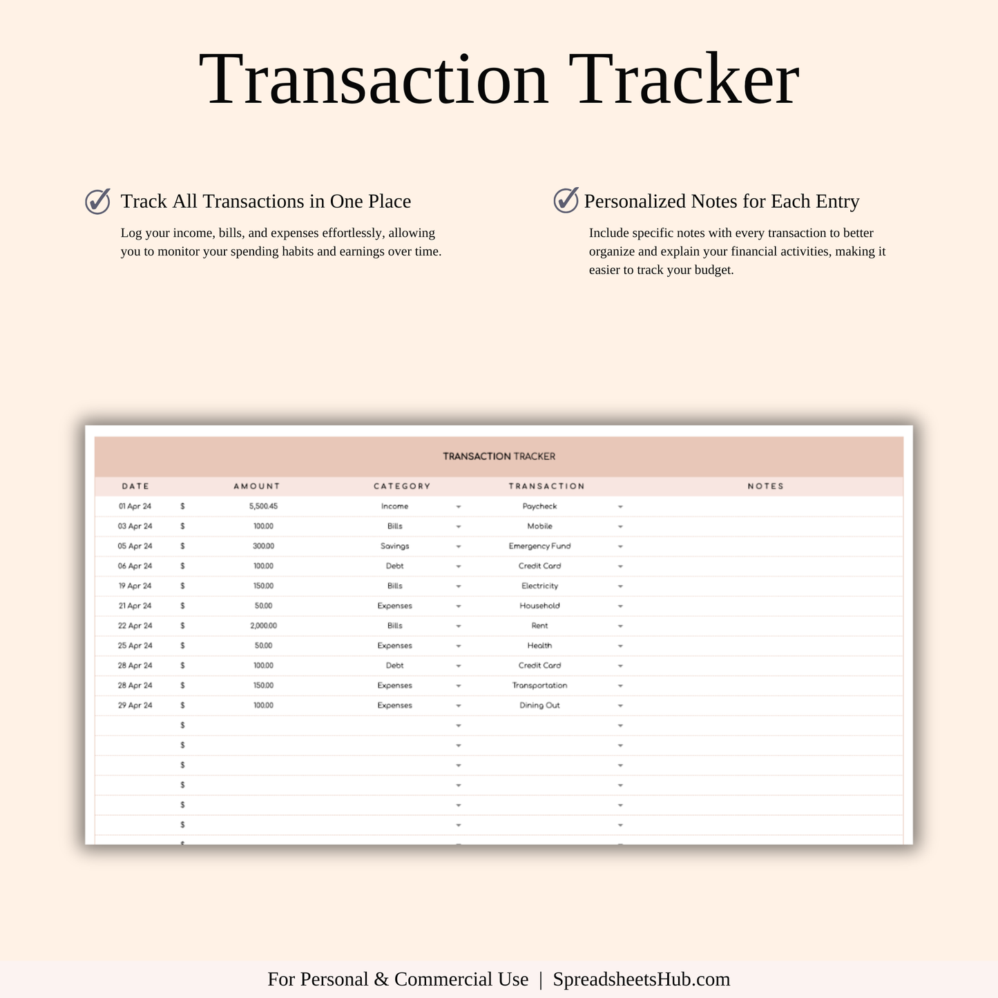 PLR - Easy Budget Planner (Elegant Theme) Keyzai