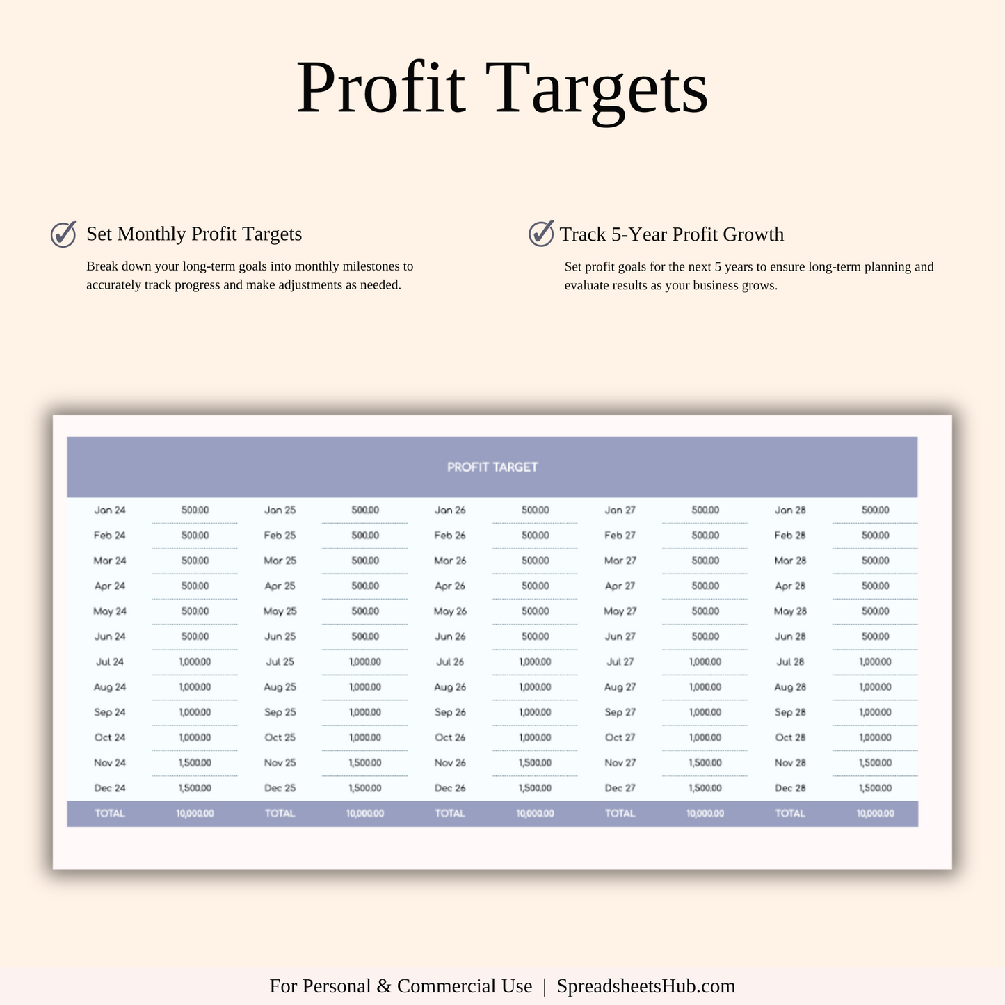 PLR - Etsy Seller Spreadsheet Template Keyzai