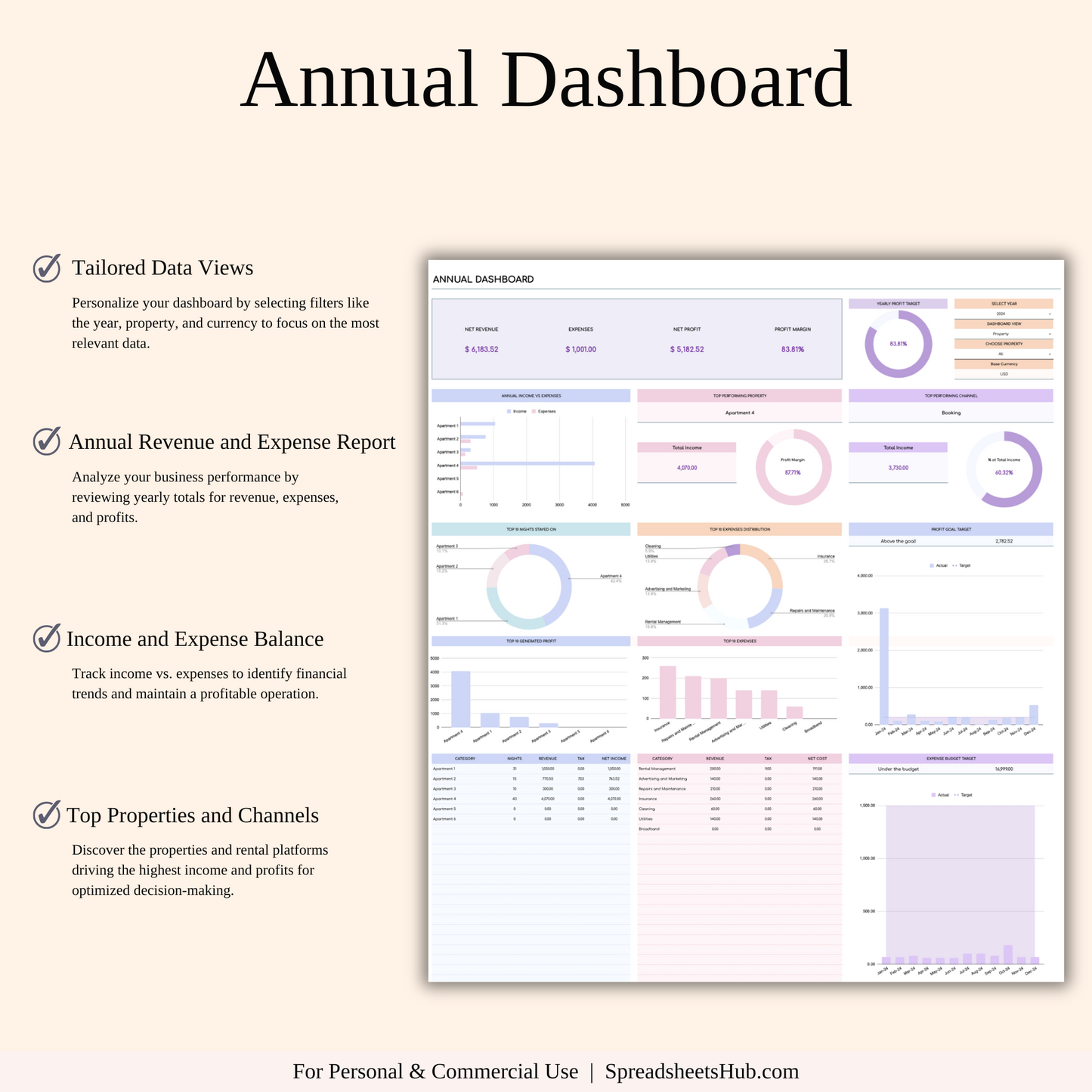PLR - Property Management Tool for Zillow (Rainbow Theme) Keyzai