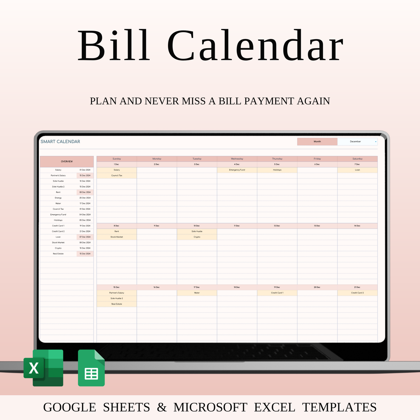 All-in-One Simple Spreadsheet Bundle Keyzai