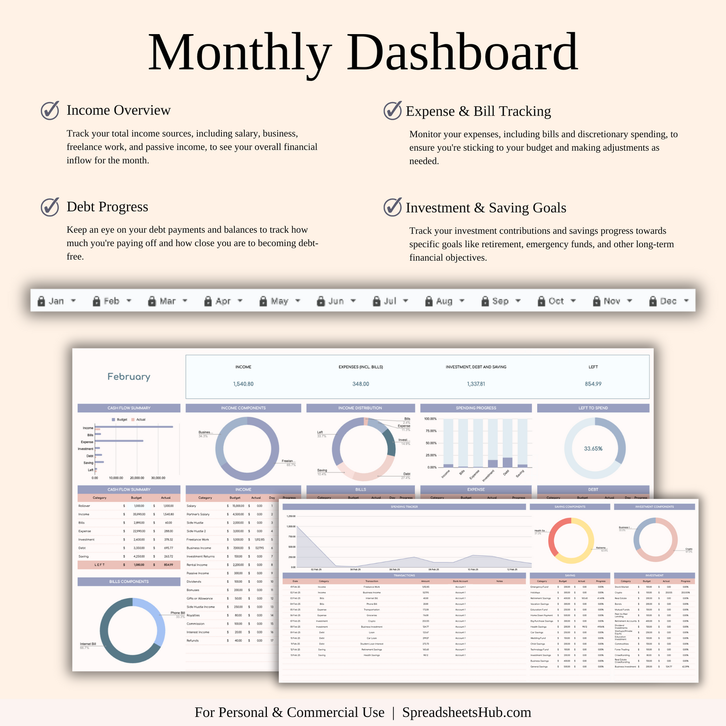 PLR - Annual Paycheck Budget Keyzai