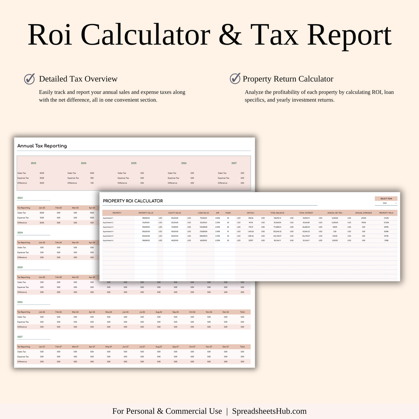 PLR - Rental Property Management Spreadsheet (Elegant Theme) Keyzai