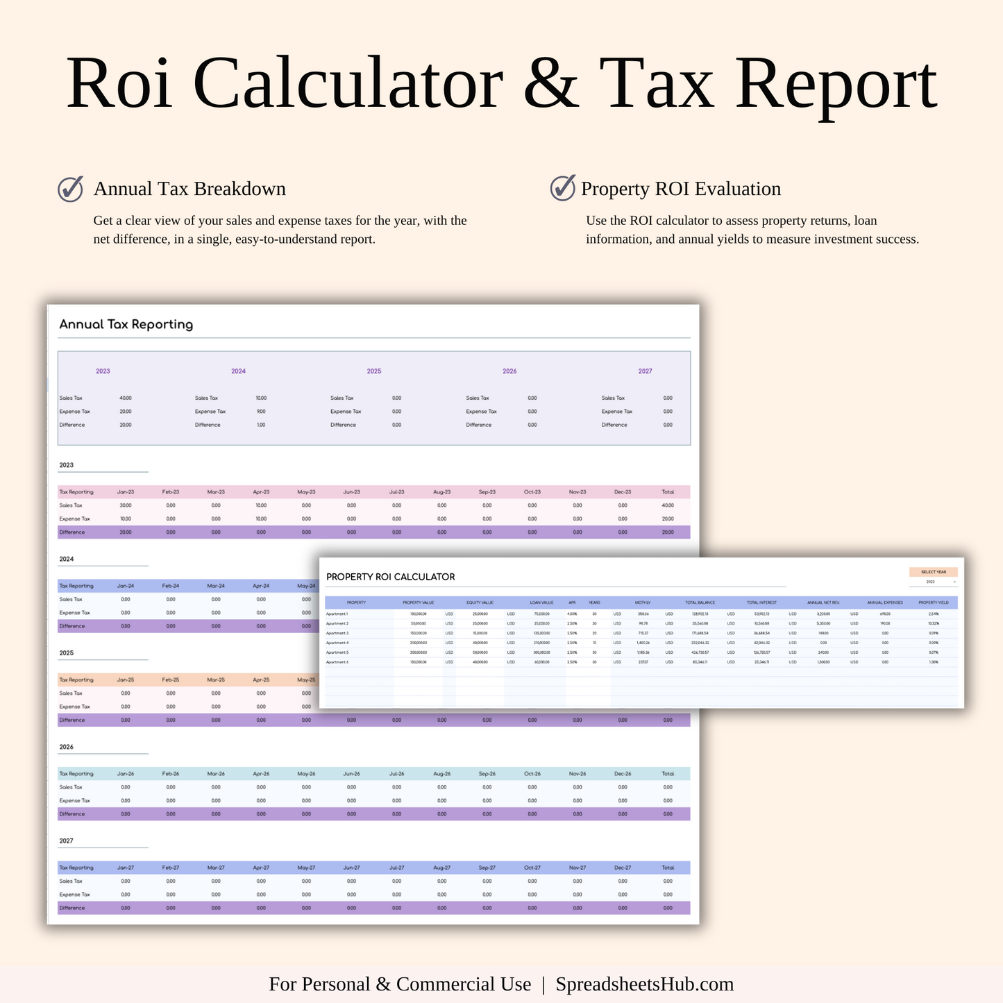 PLR - Property Management Tool for Zillow (Rainbow Theme) Keyzai