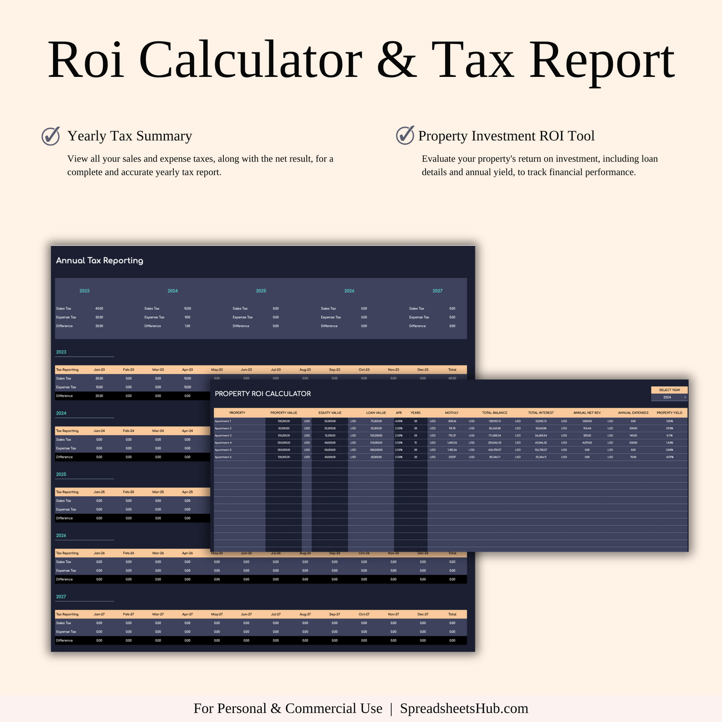PLR - Zillow Bookkeeping Tracker (Dark Theme) Keyzai