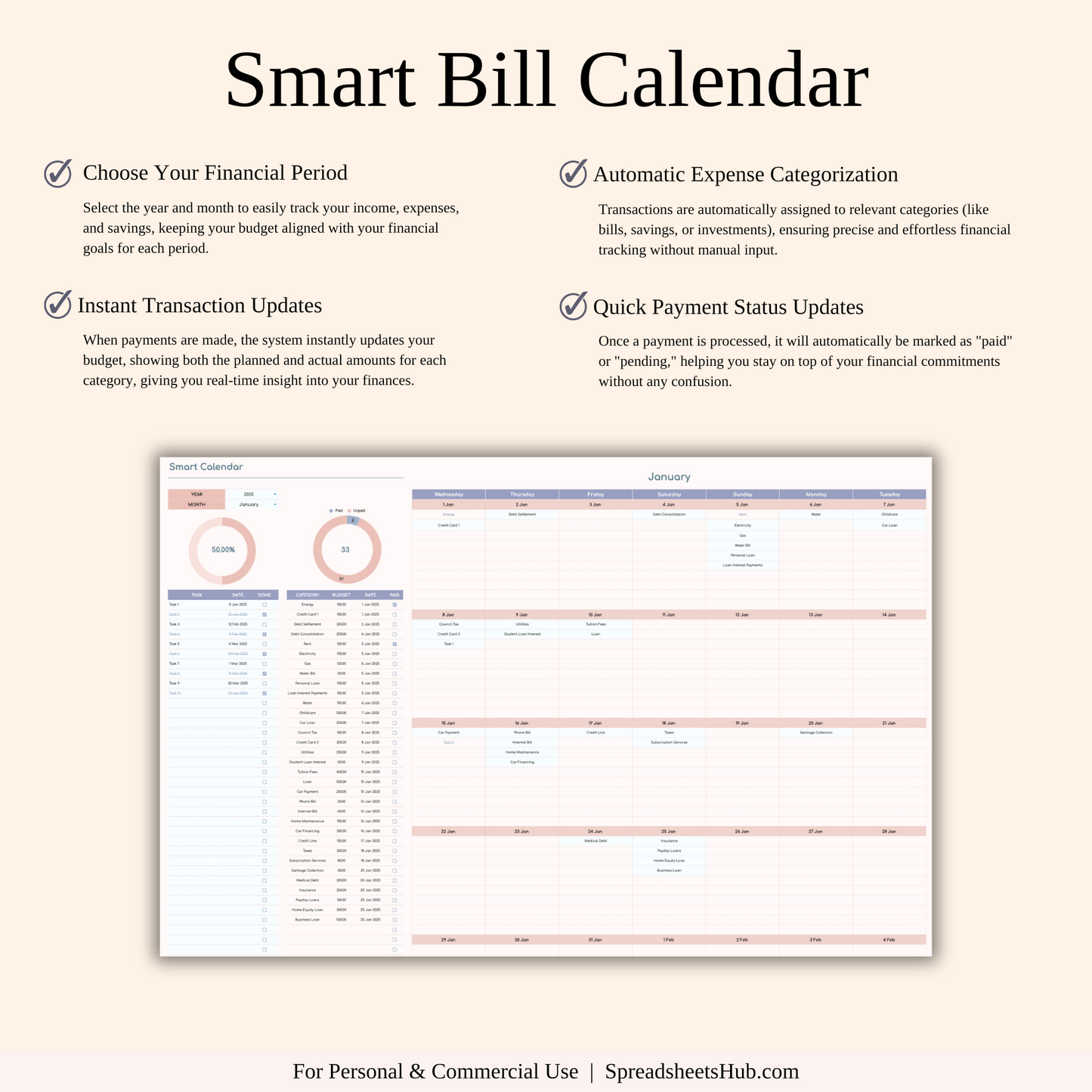 PLR - Zero-Based Budget Spreadsheet Keyzai