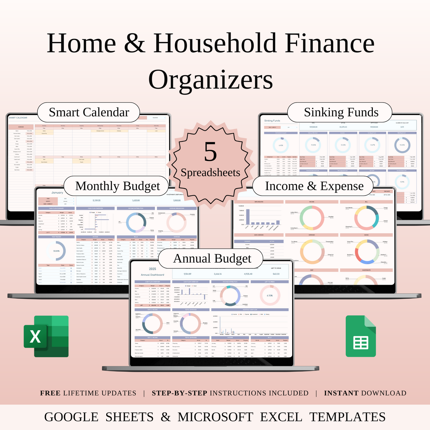 Home & Household Finance Organizers Keyzai