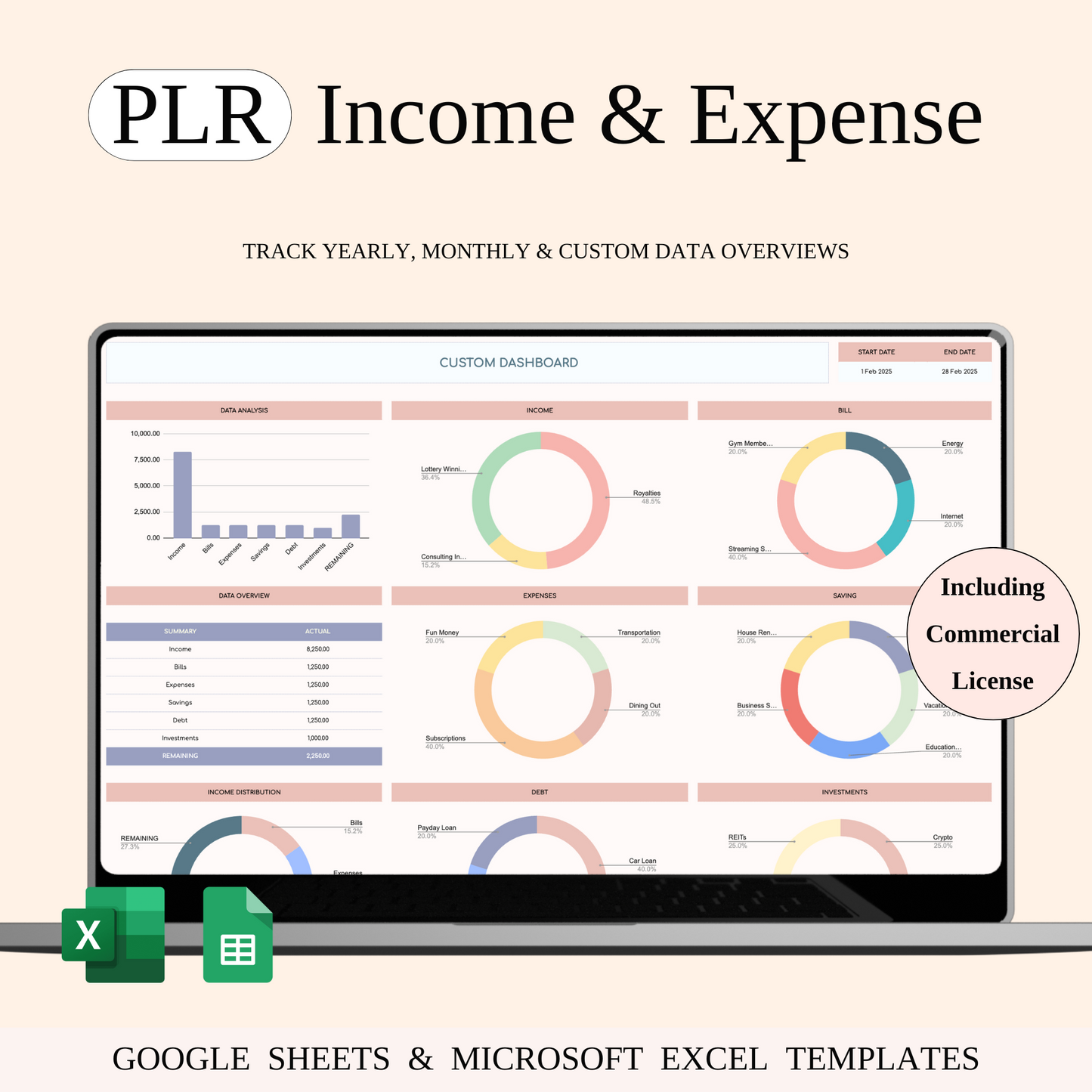 PLR - Income and Expense Tracker Keyzai