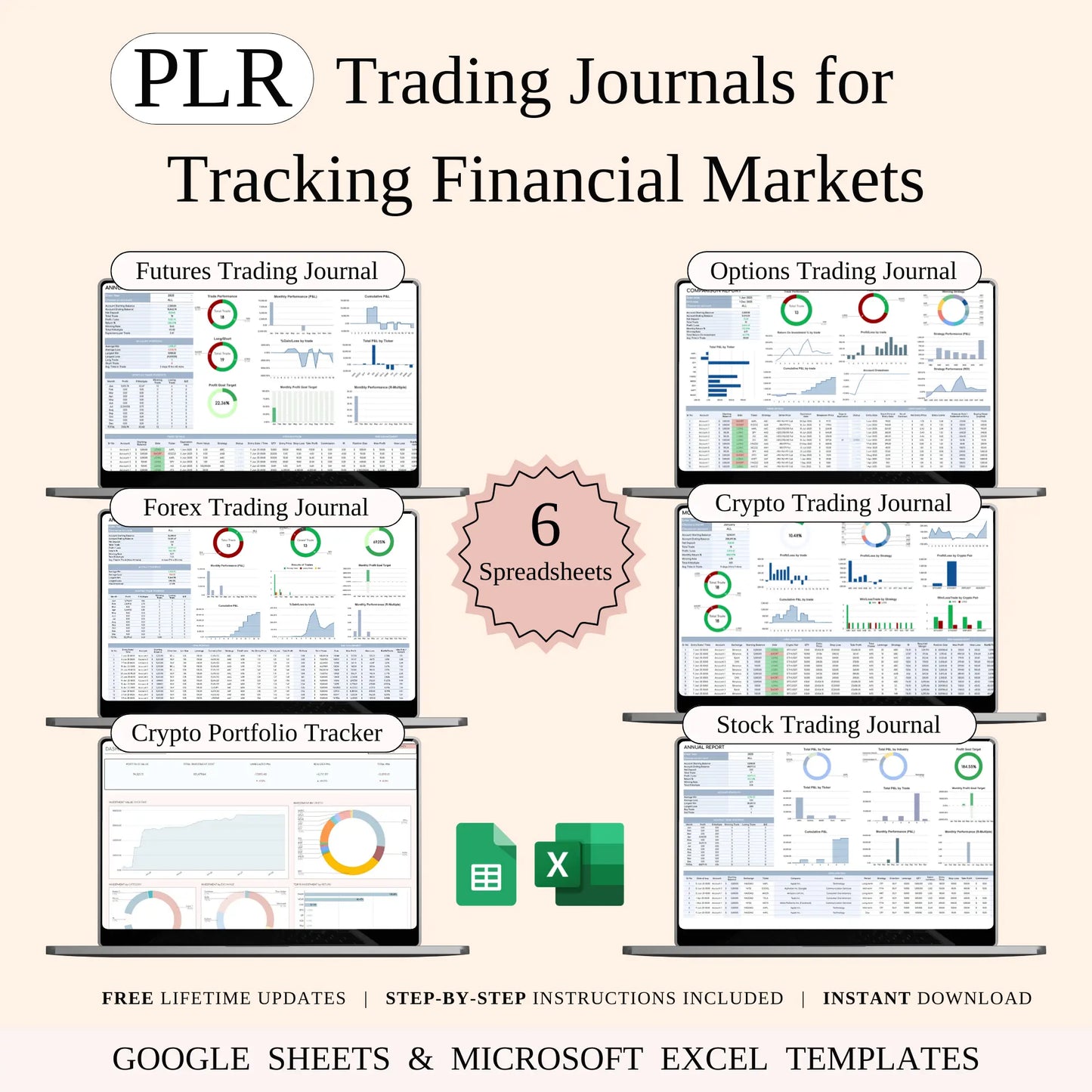 PLR - Trading Journals for Tracking Financial Markets Keyzai