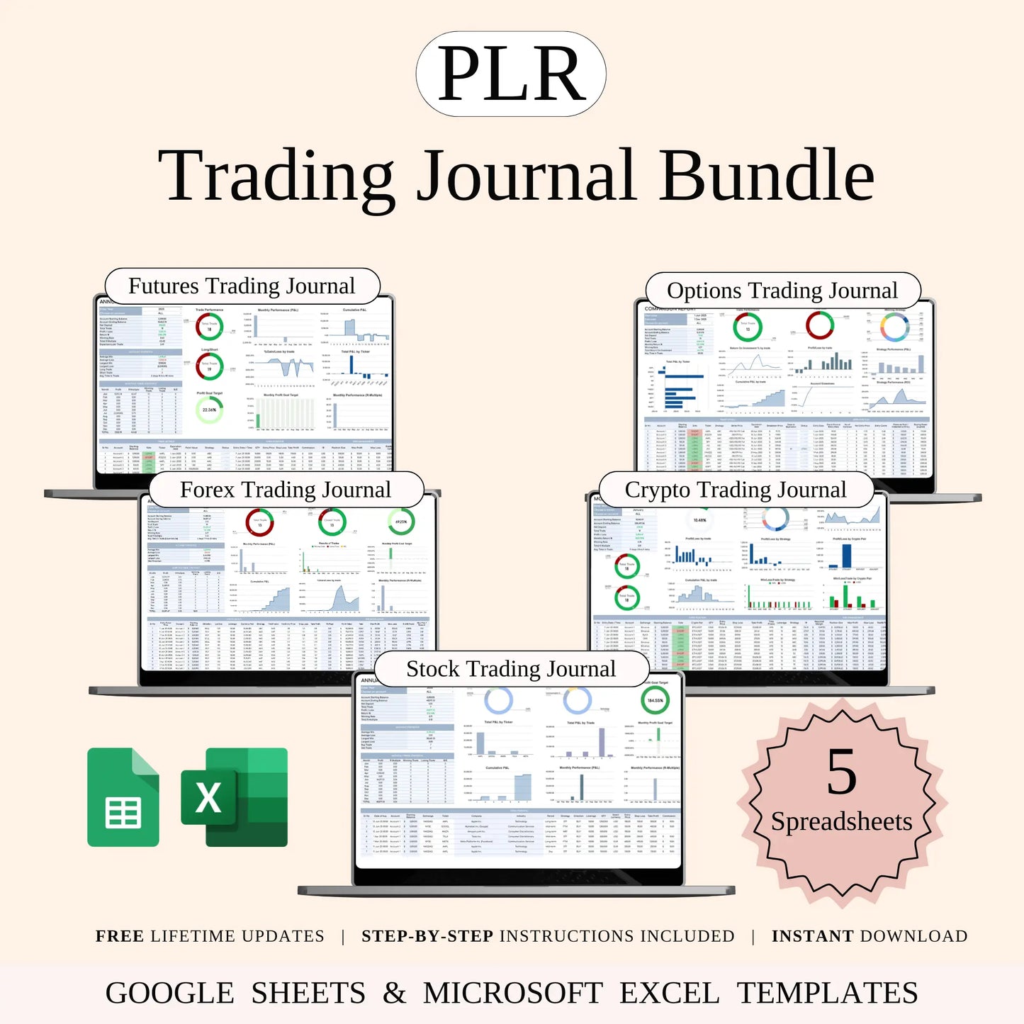 PLR - Ultimate Trading Journal Bundle Keyzai