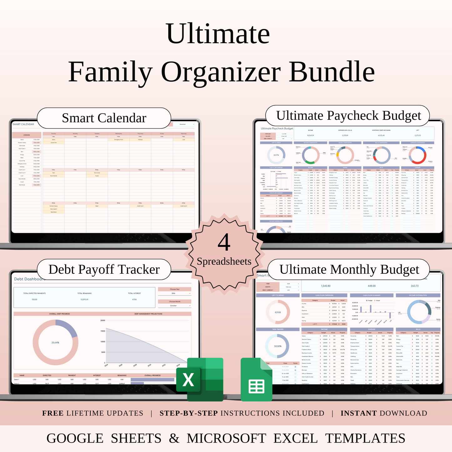 Ultimate Family Organizer Bundle Keyzai