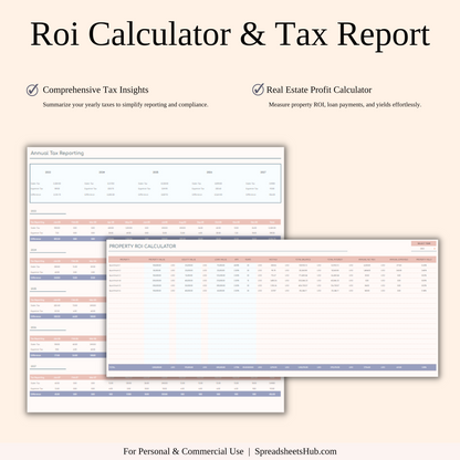 PLR - Airbnb Income and Expense Spreadsheet Keyzai