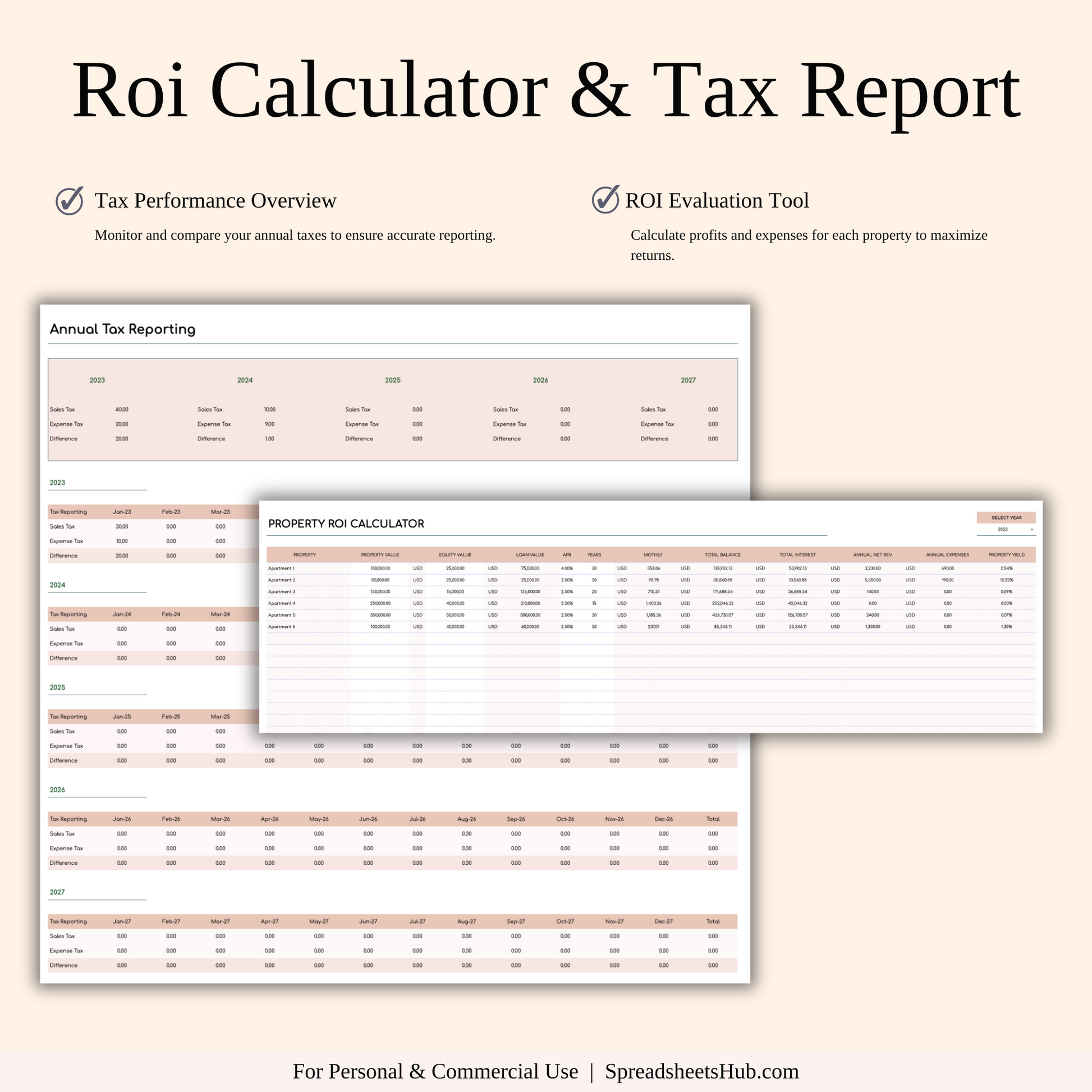 PLR - Airbnb Spreadsheet Template (Elegant Theme) Keyzai