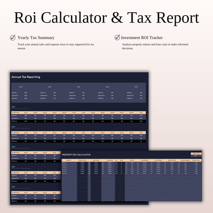 Ultimate Tool for Host Airbnb | Income & Expense Tracker Template (Dark Theme) Keyzai