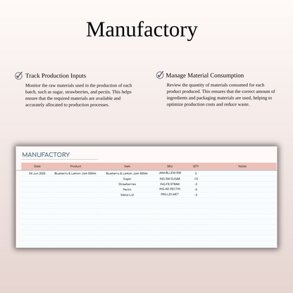 Inventory Tracker Spreadsheet Template for Google Sheets & Excel Keyzai