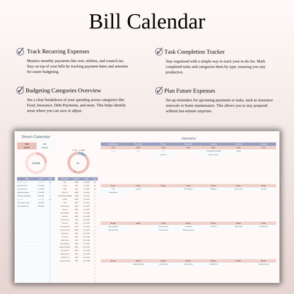 Annual 50/30/20 Budget Spreadsheet Template for Excel & Google Sheets Keyzai