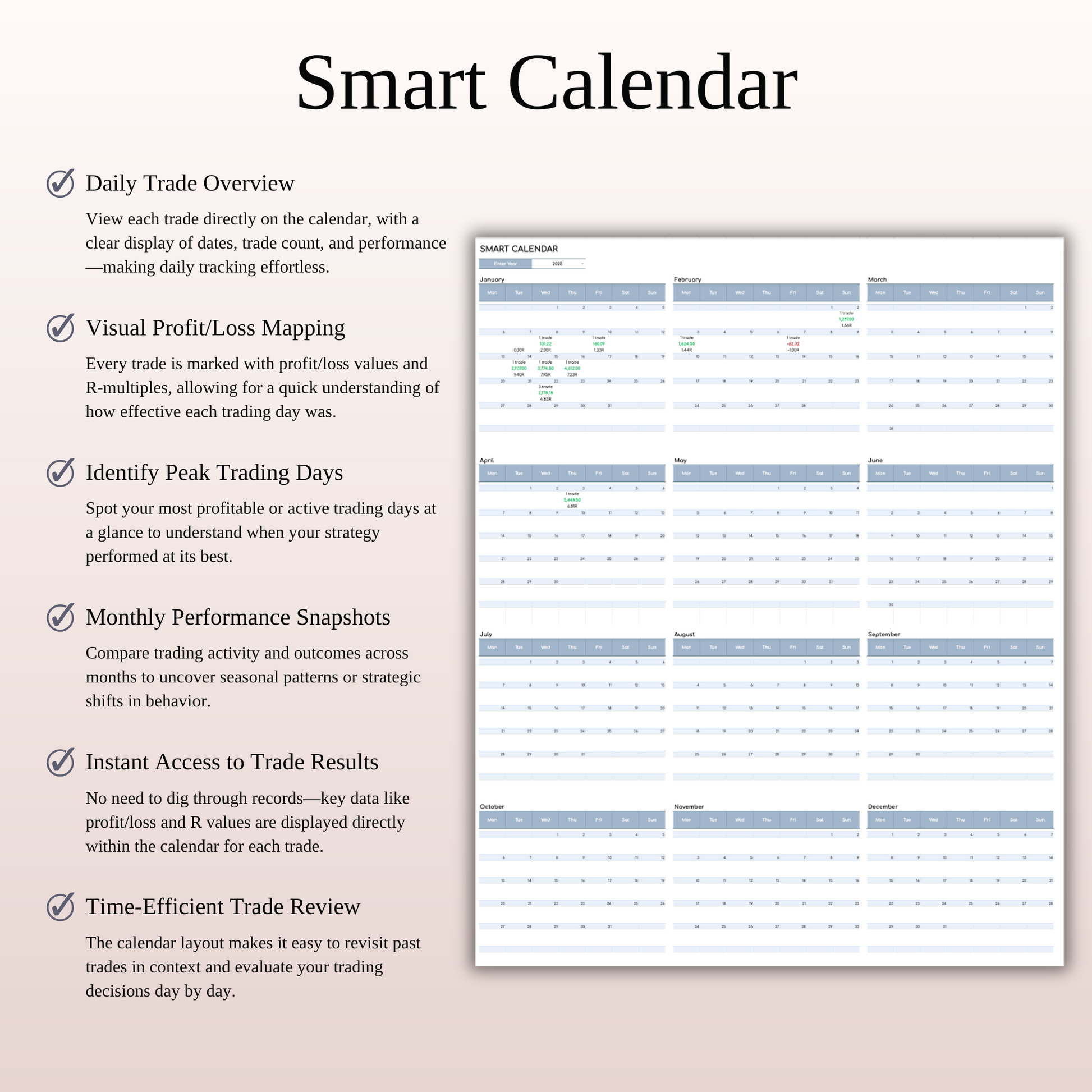 Forex Trading Journal Template for Google Sheets & Excel Keyzai