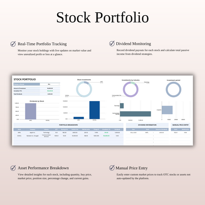Options, Stock & Futures Trading Journal Template for Google Sheets & Excel Keyzai