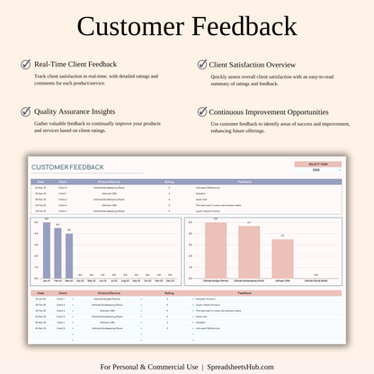 PLR - CRM Template for Excel and Google Sheets Keyzai
