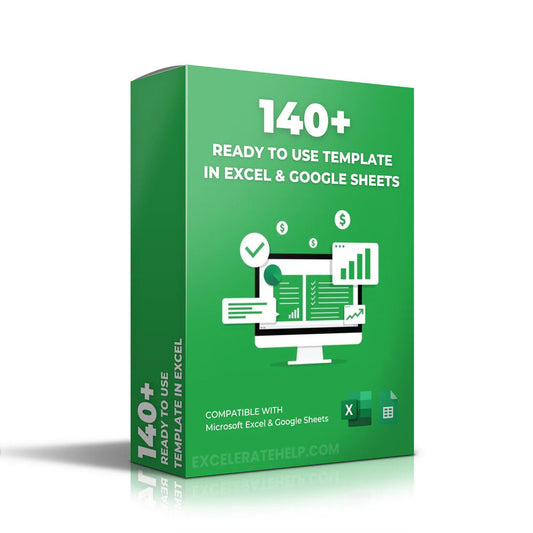 Access to 140+ Ready to Use Excel Templates | Personal License ExcelShelf