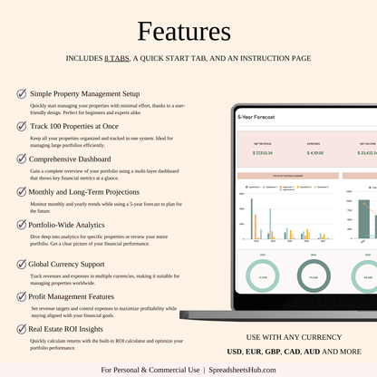 PLR - Rental Property Management Spreadsheet (Elegant Theme) Keyzai
