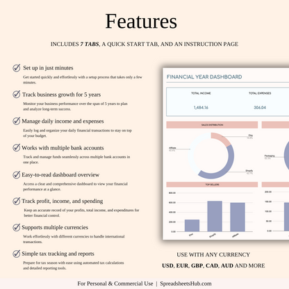 PLR - Small Business Bookkeeping Spreadsheet Keyzai