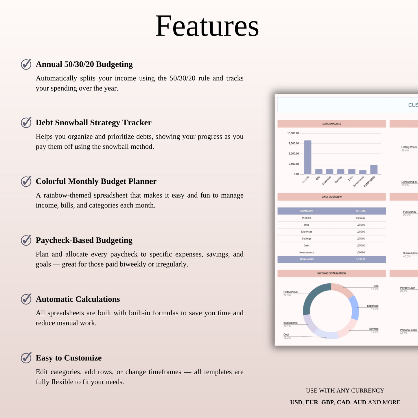 Time-Saving Spreadsheet Bundle Keyzai