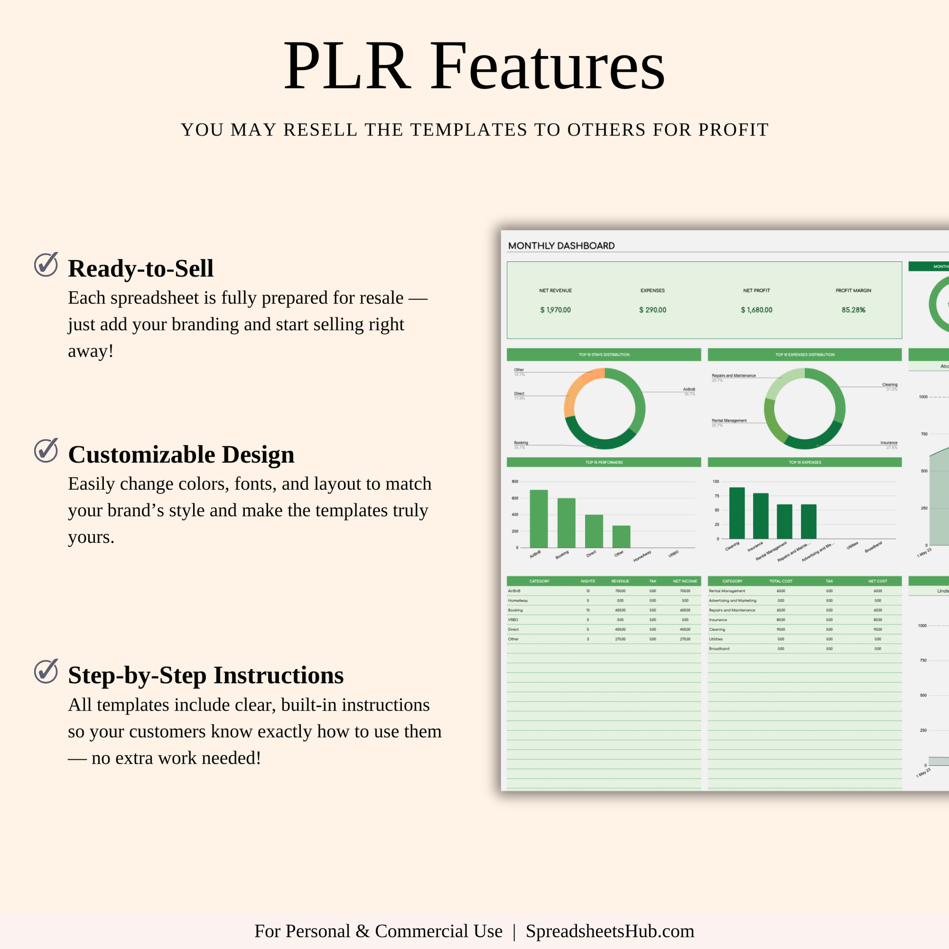 PLR - Zillow Property Management (Green Theme) Keyzai