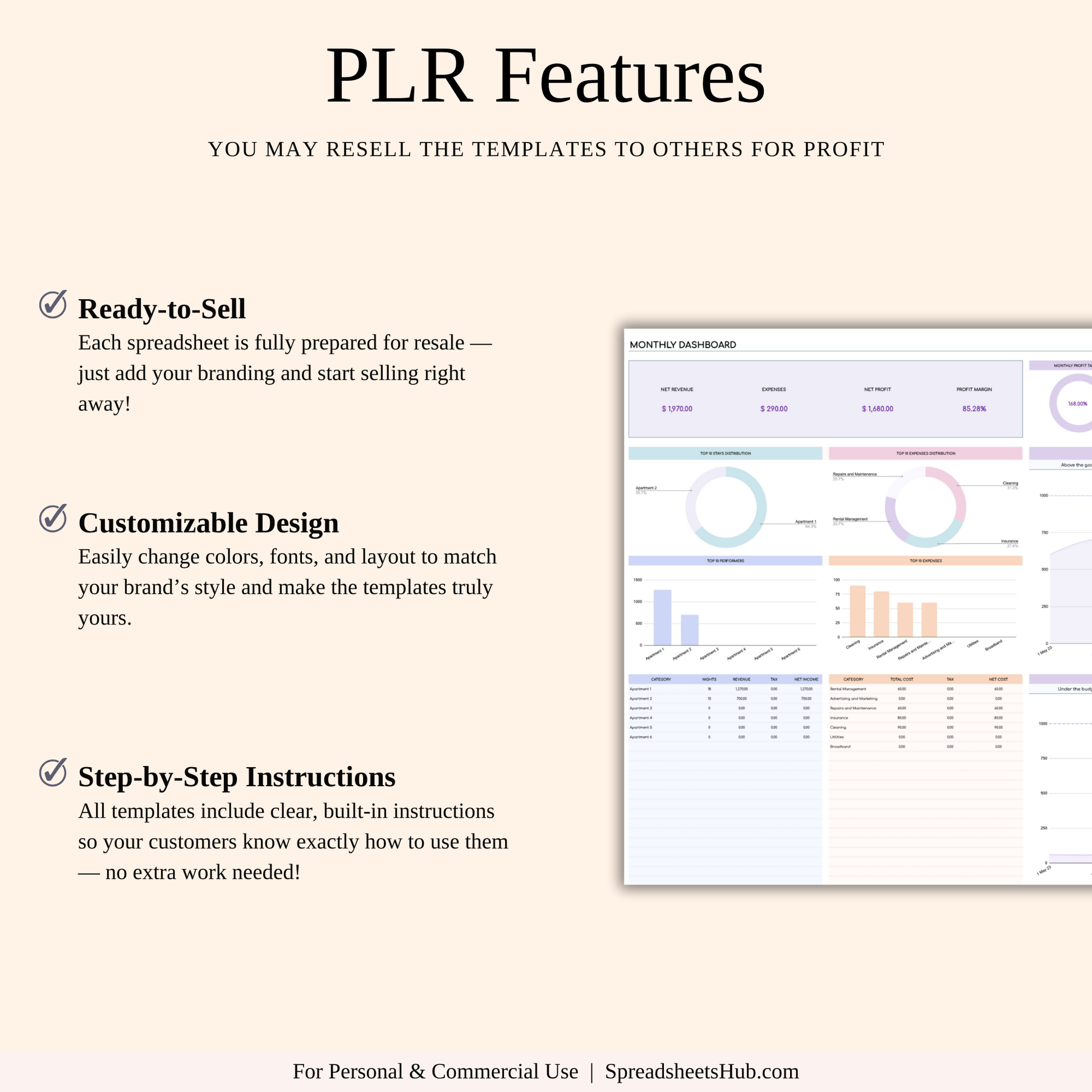 PLR - Property Management Tool for Zillow (Rainbow Theme) Keyzai