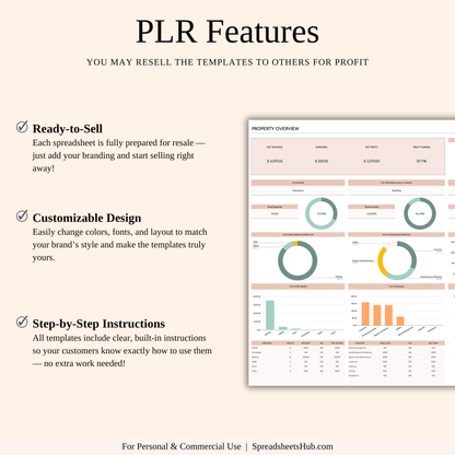 PLR - Rental Property Management Spreadsheet (Elegant Theme) Keyzai