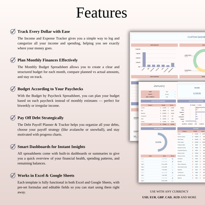 All-in-One Personal Finance Package Keyzai