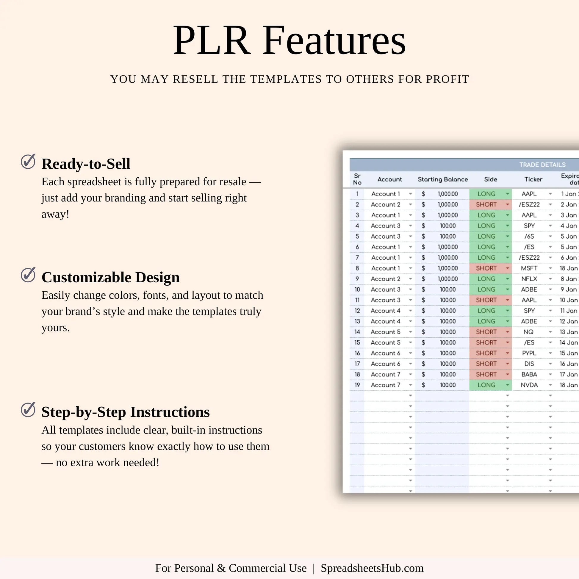 PLR - Ultimate Trading Journal Bundle Keyzai
